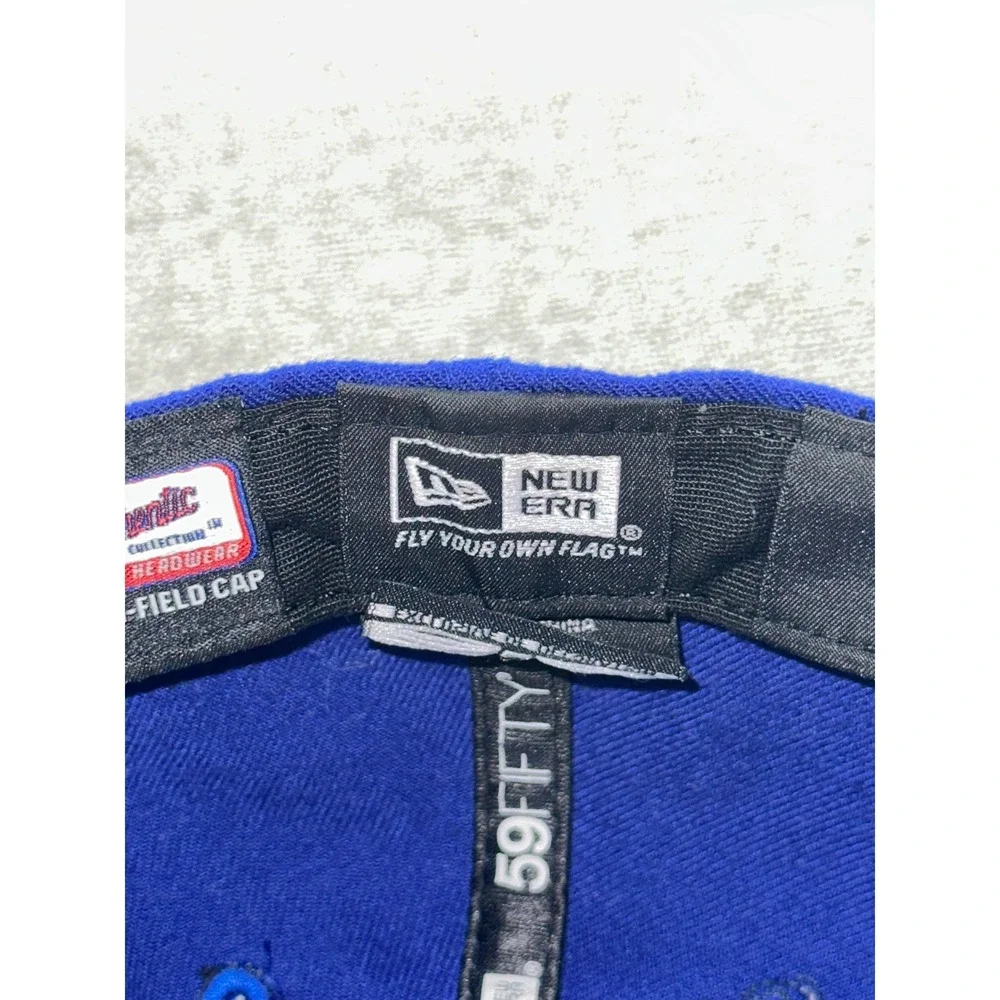 New Era Dodgers LA 59FIFTY‎ Cap Men 7 Blue MLB Authentic Collection Baseball